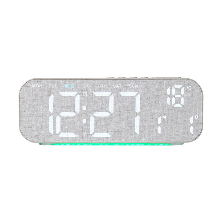 Digital Multi-Function Alarm Clock in Modern Textile Design Kalsten