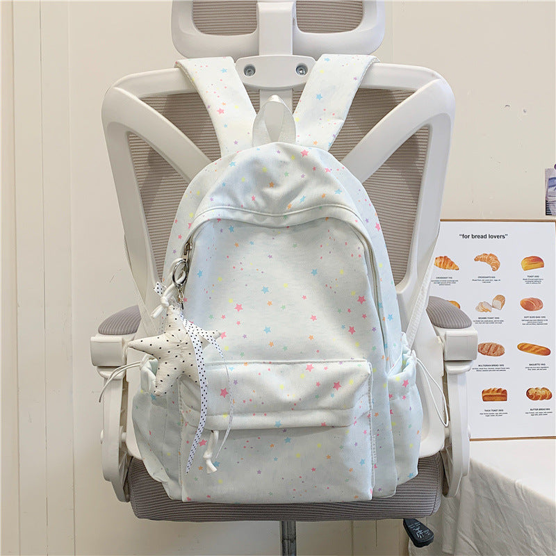 Star-Embellished School Backpack Kalsten