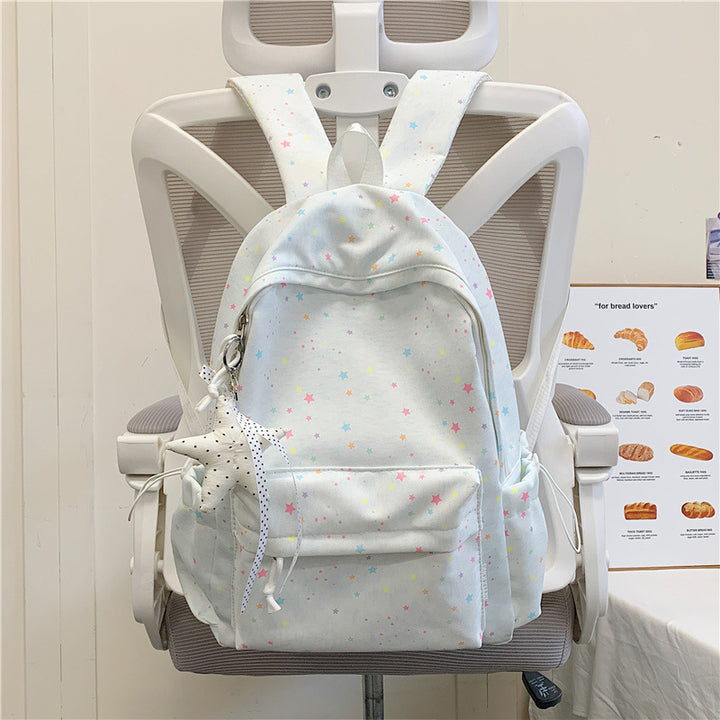 Star-Embellished School Backpack Kalsten