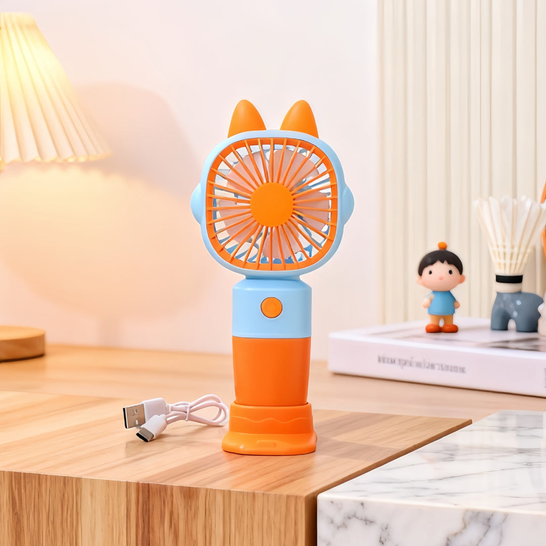 Ladies Portable USB Hand Fan with Playful Design Kalsten
