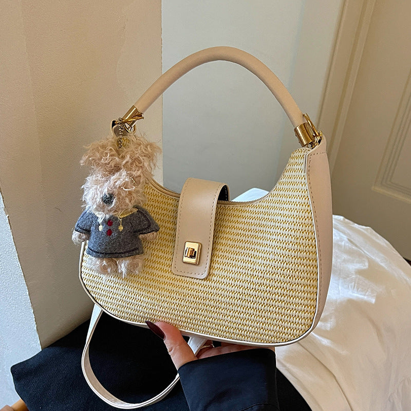 Woven Shoulder Bag