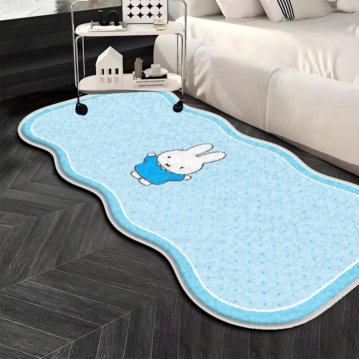 Cartoon-Themed Plush Area Rug