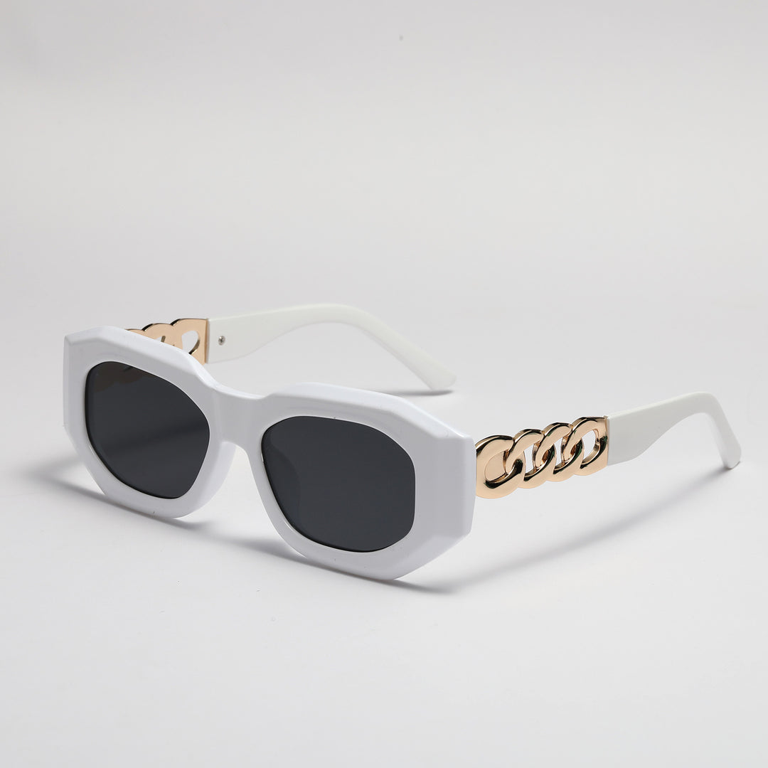 Ladies fashionable sunglasses with luxurious chain frame Kalsten