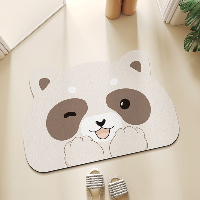 Cartoon-Themed Floor Mat
