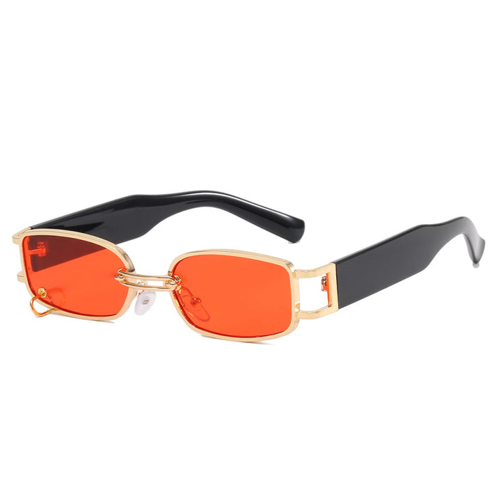 Women's fashionable sunglasses with innovative rectangular design and elegant metal accents Kalsten