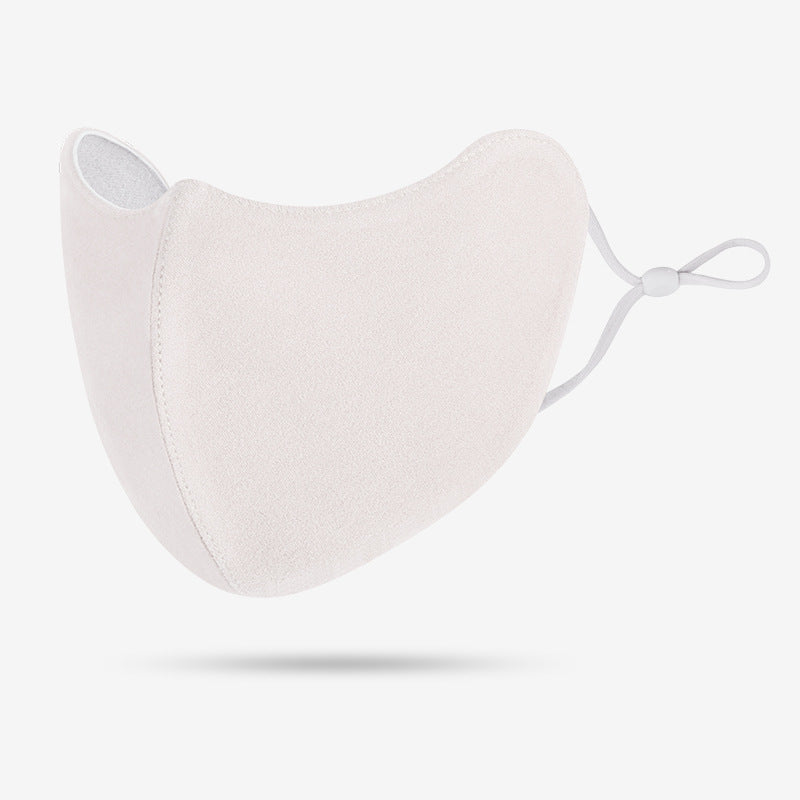 Contoured Soft-Touch Reusable Comfort Face Mask with Sculpted 3D Fit and Adjustable Elastic Toggle Kalsten