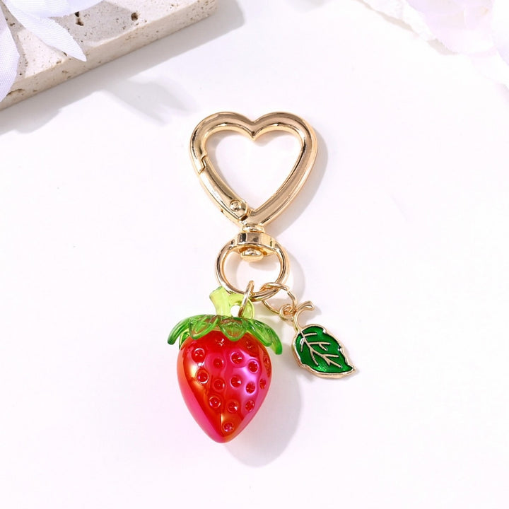 Keychain with Fruity Strawberry Design Kalsten