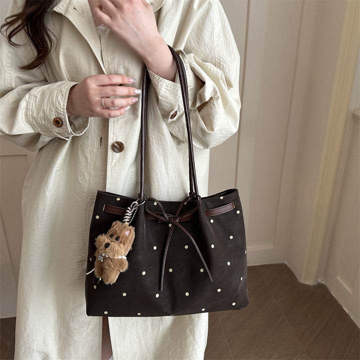 Polka Dot Decorative Tote Bag