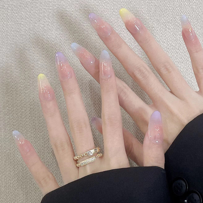 Premium Long Almond-Shaped Press-On Nails Kalsten