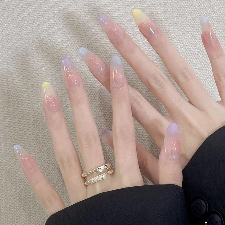 Premium Long Almond-Shaped Press-On Nails Kalsten