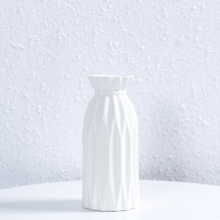 Elegant Textured Ceramic Flower Vase Kalsten 1790310307