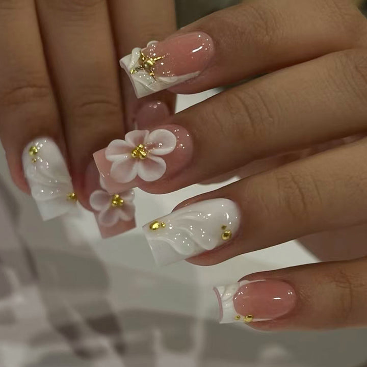 Floral-Themed 3D Nail Art Set Kalsten