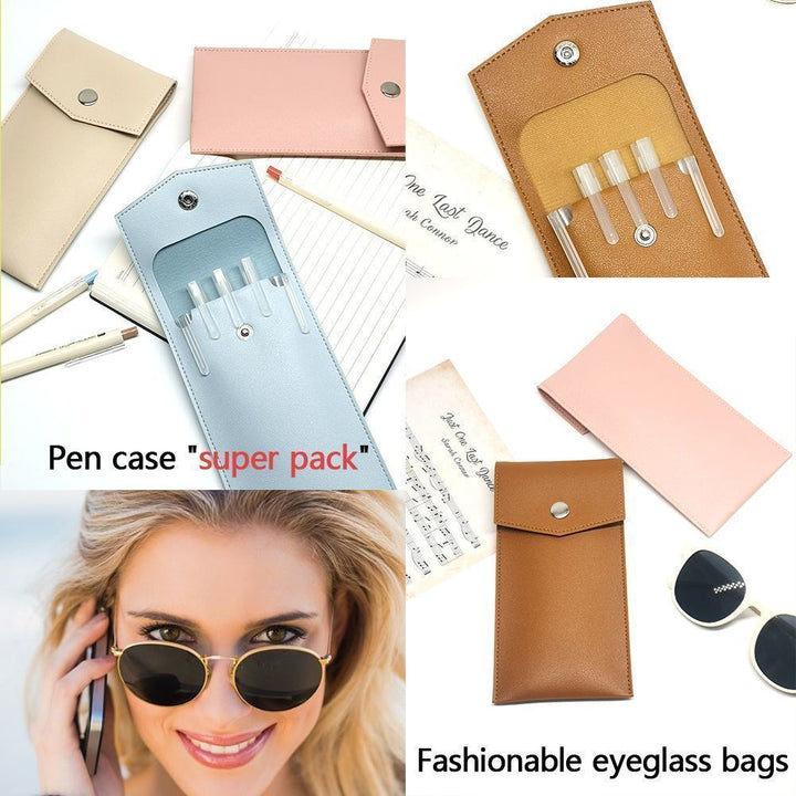 Stylish Leather Pencil Holder