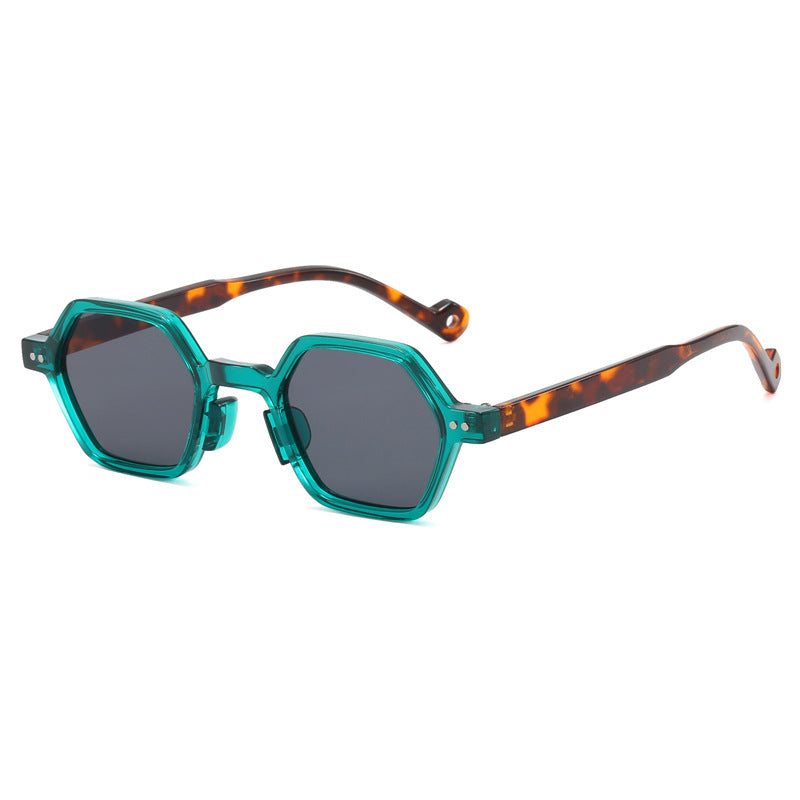 Women's Geometric Sunglasses in Modern Hexagon Design Kalsten