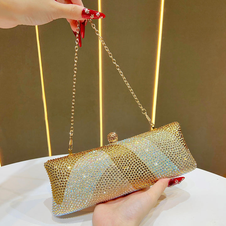 Glamorous Rhinestone-Studded Clutch