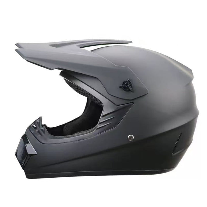 full-face motocross helmet with extended visor and reinforced chin guard Kalsten