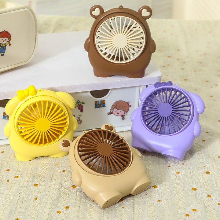 Women’s portable mini fan in playful animal design Kalsten
