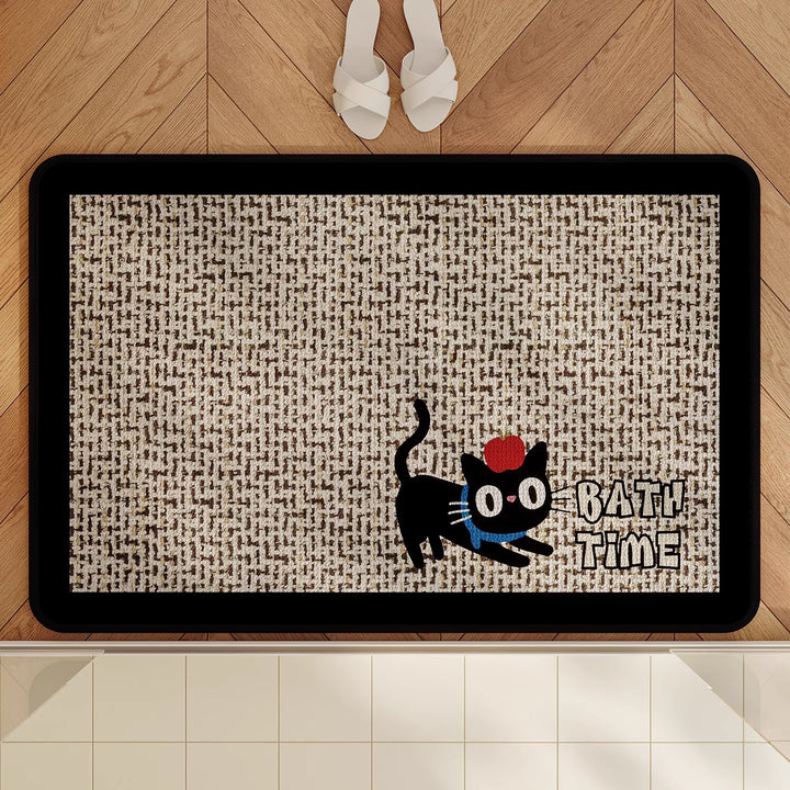 Charming Dog-Themed Bath Mat Kalsten