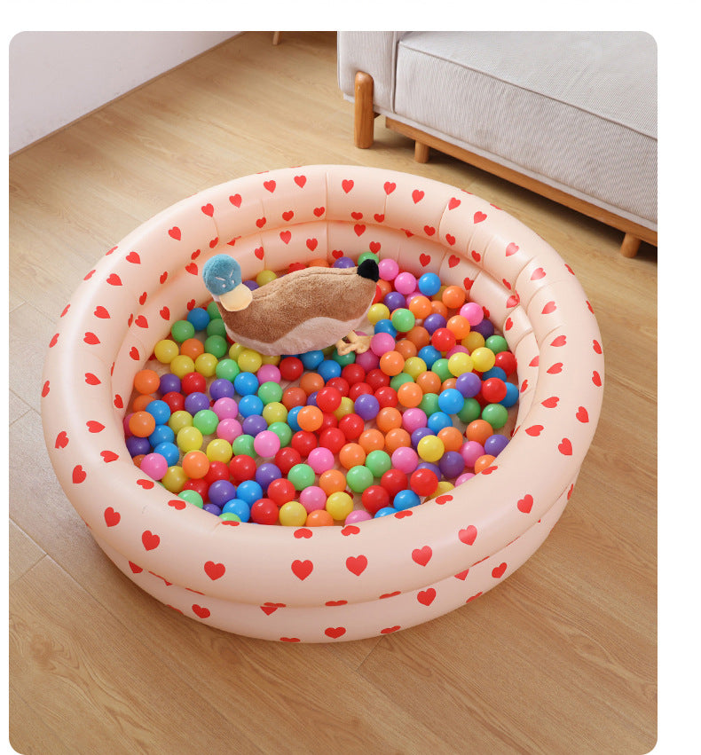 Women's Inflatable Children's Swimming Pool with Fun Sea Motifs Kalsten