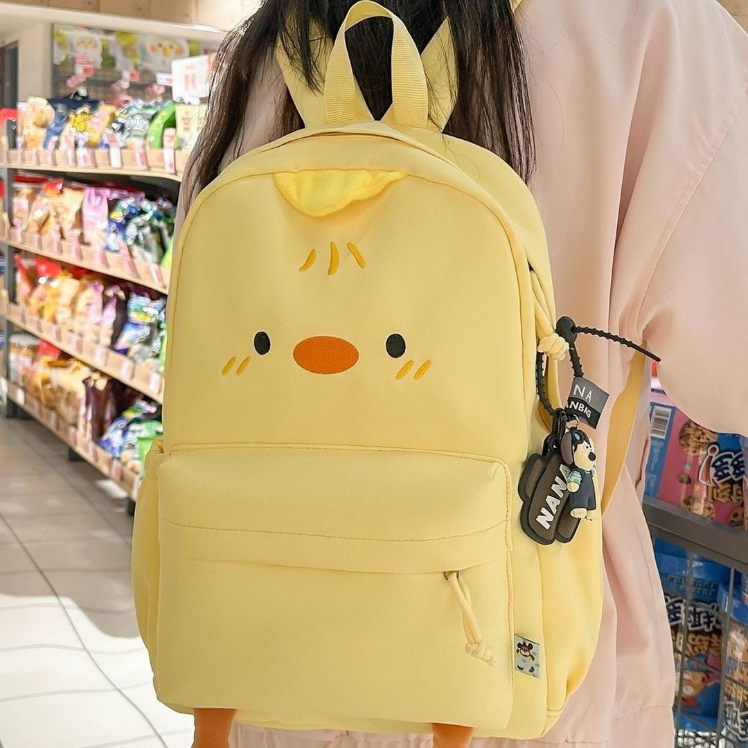 Creative Designed Backpack with Plush Applications Kalsten