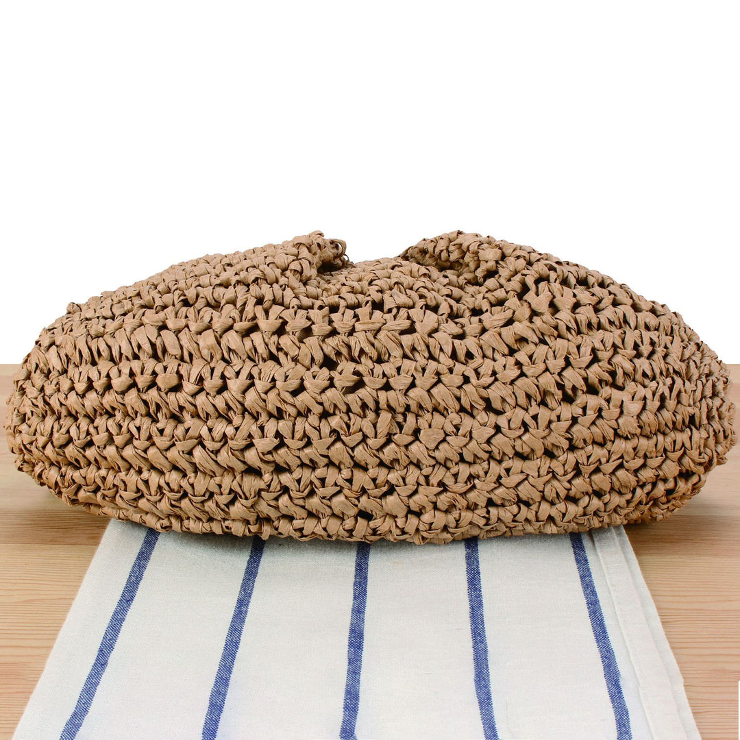 Handbag with Decorative Wooden Handles Kalsten