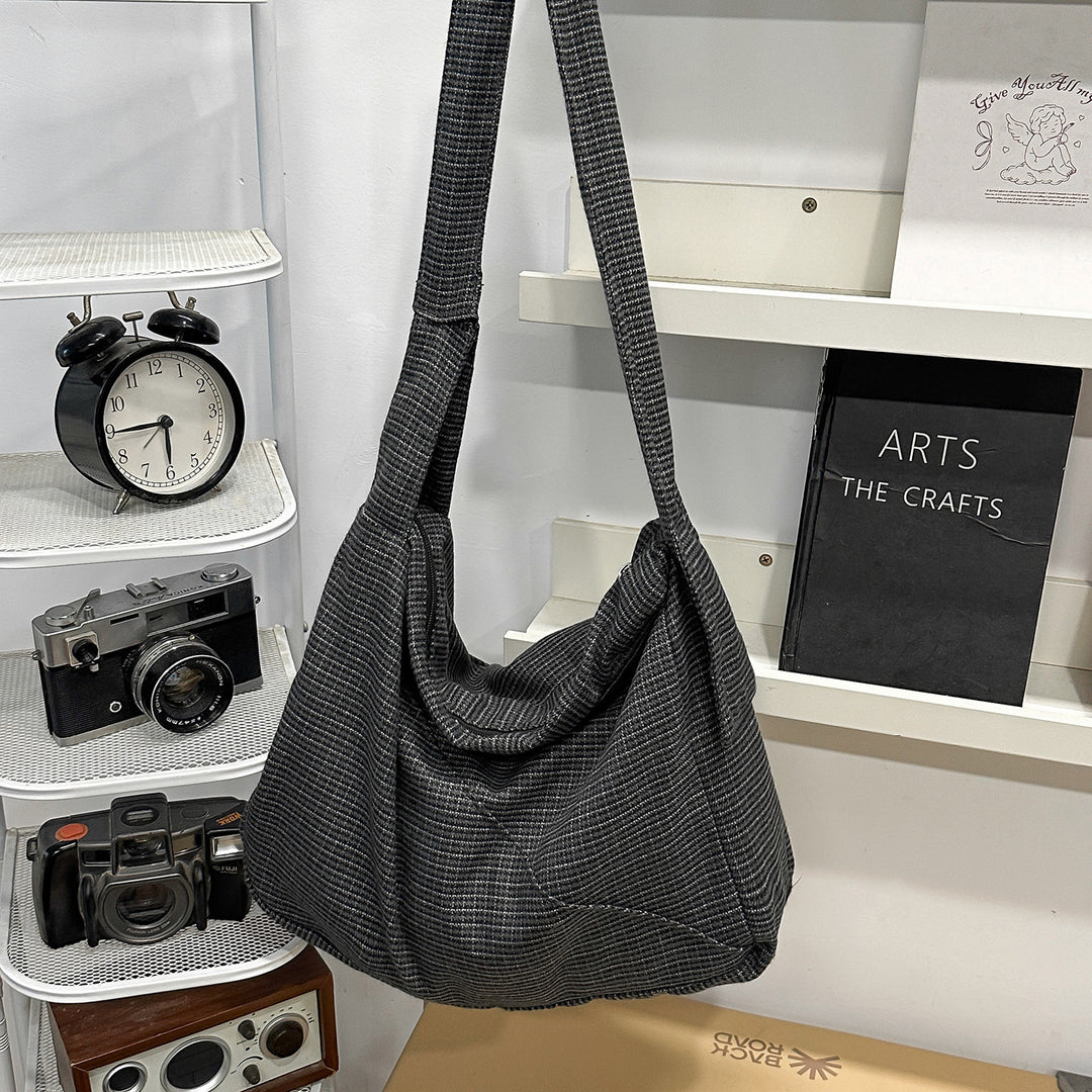 Fashionable Houndstooth Shoulder Bag Kalsten