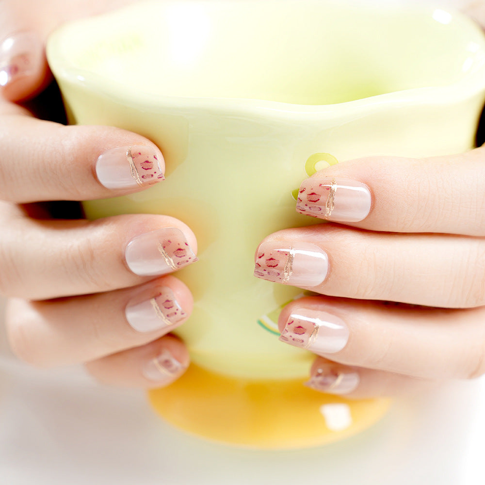 Stylish Artistic Press-On Nail Set Kalsten