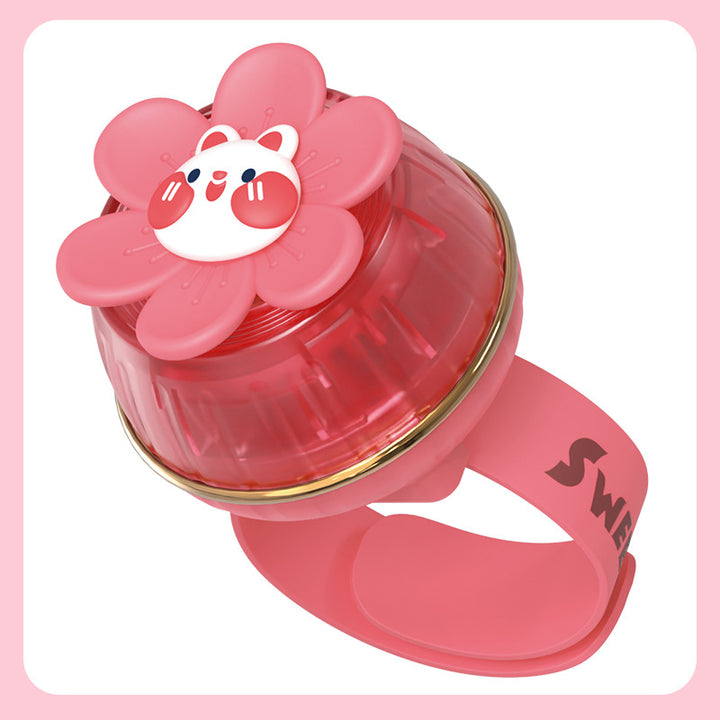 Women's Portable Hand Fan in Fun Flower Design Kalsten