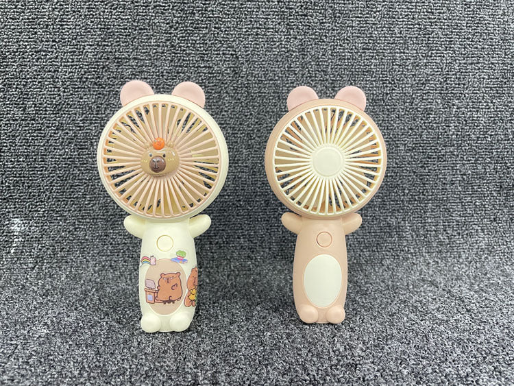 Unisex Portable Hand Fan in Playful Bear Design Kalsten