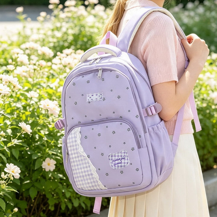 Fun-Patterned Lightweight Backpack Kalsten