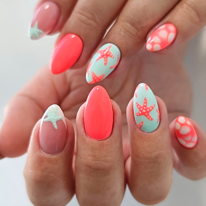 Premium Decorative Press-On Nail Art Set