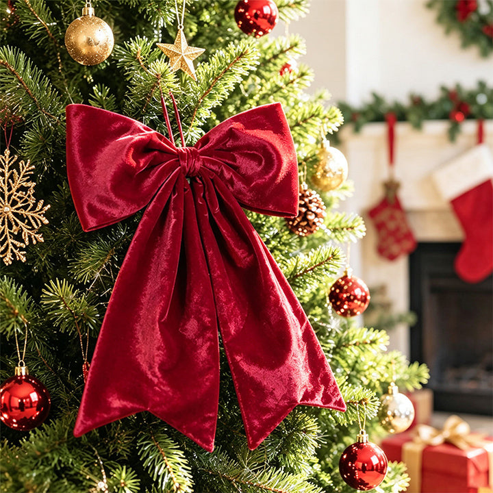 Elegant Christmas Tree Bow Decoration