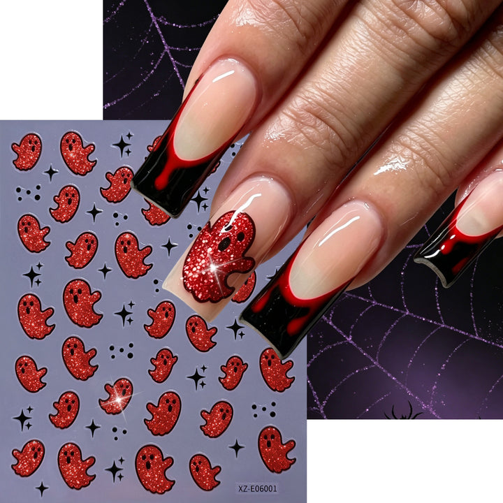 Halloween-Themed Nail Art Sticker Set  1791507032