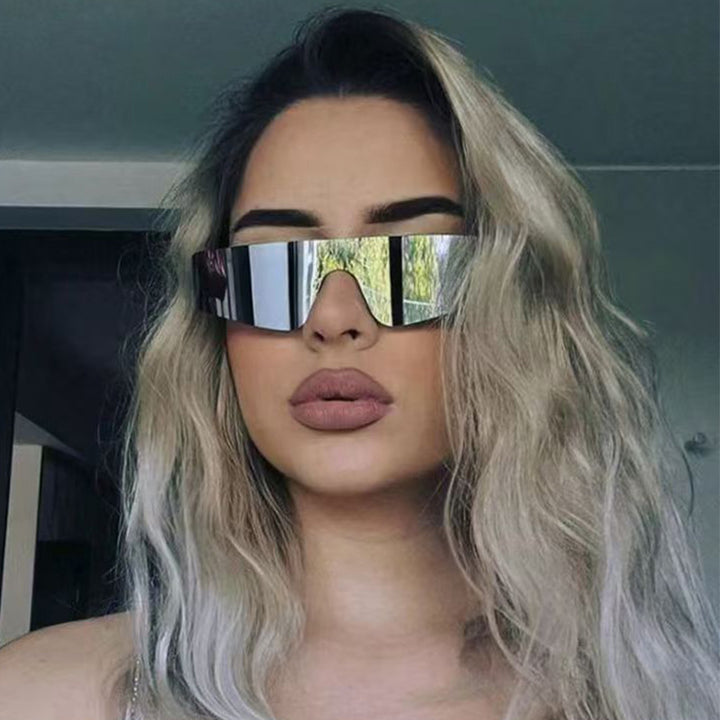 Women Sporty Sunglasses with Futuristic Design Kalsten