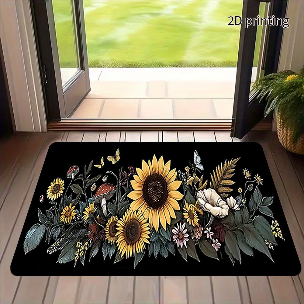 Artistic Mandala Design Bath Mat