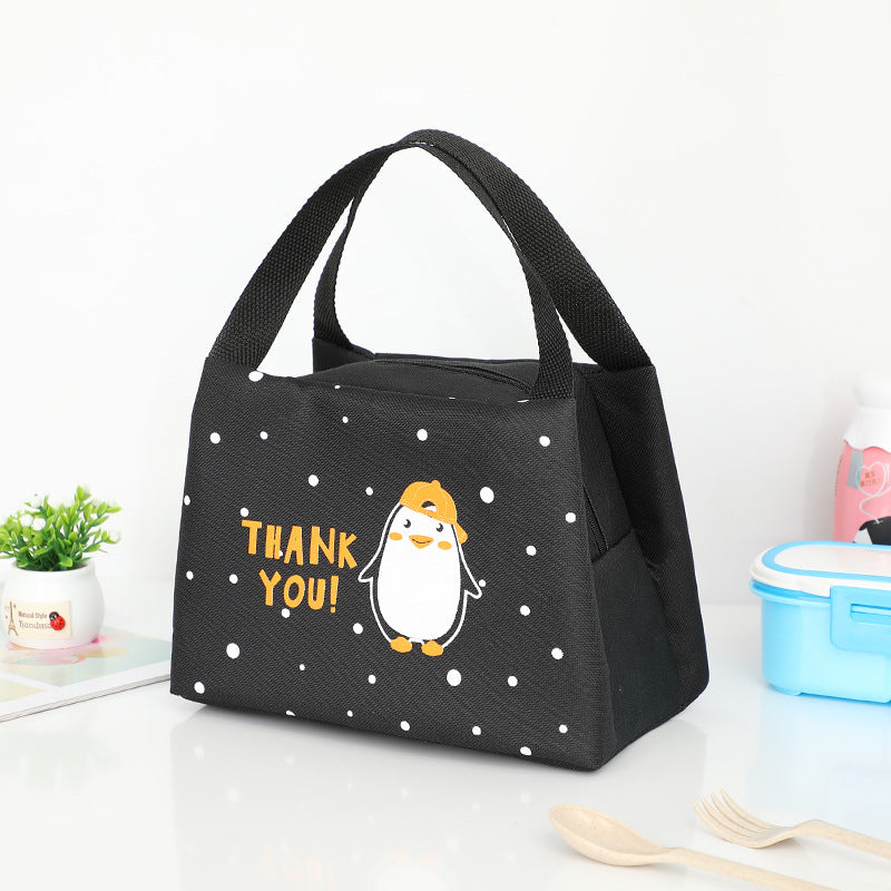Cute Bear Print Insulated Lunch Bag Kalsten