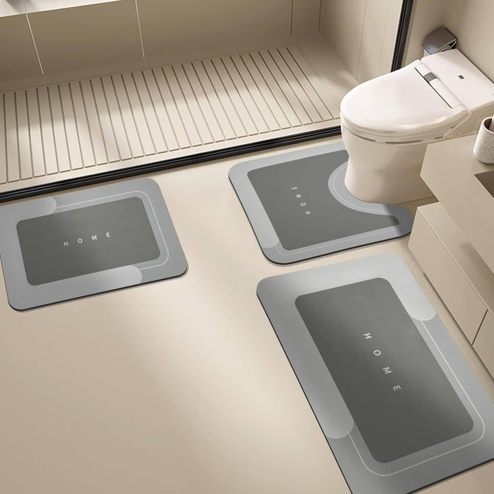 Modern Bathroom Mat Set Kalsten