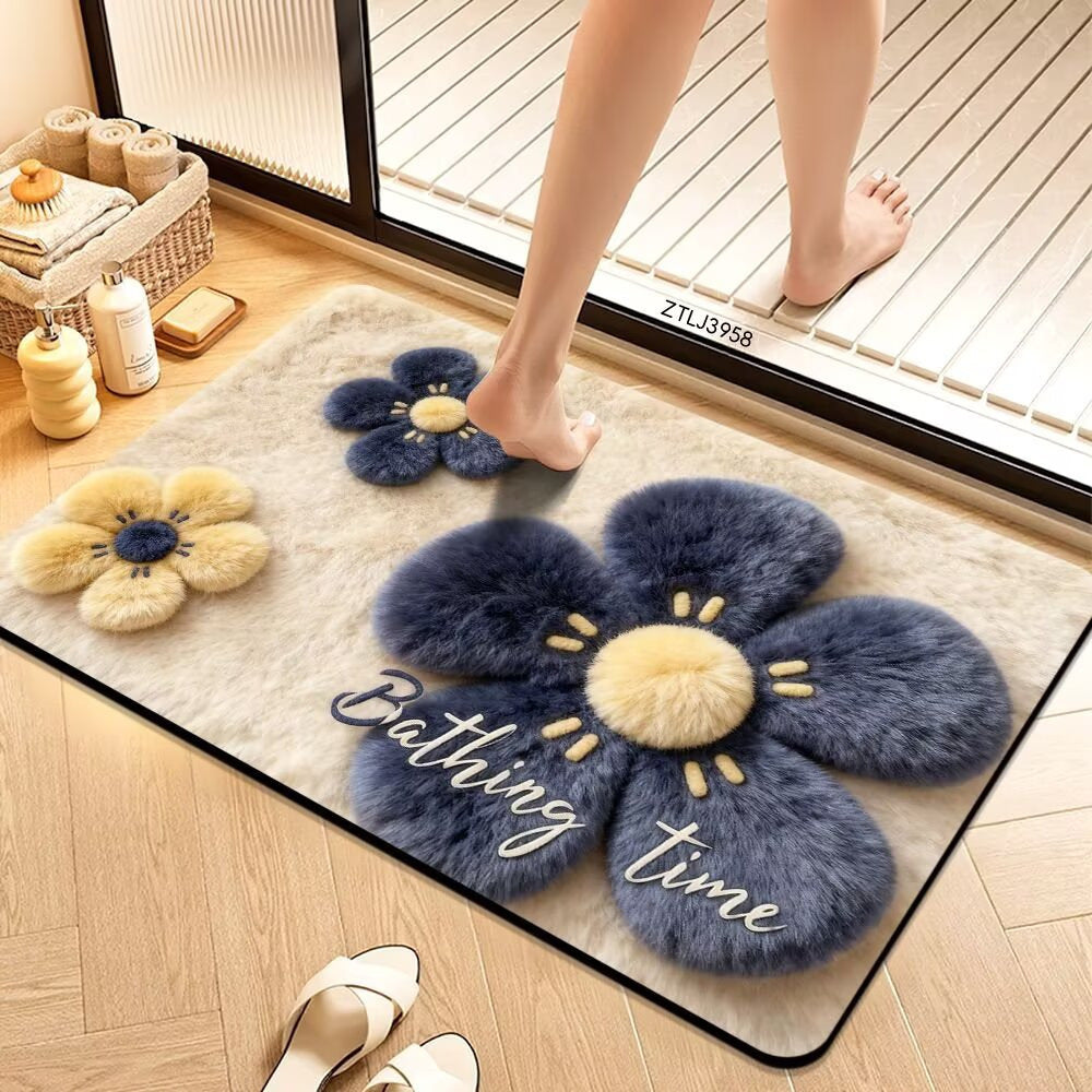 Decorative Bath Mat Kalsten