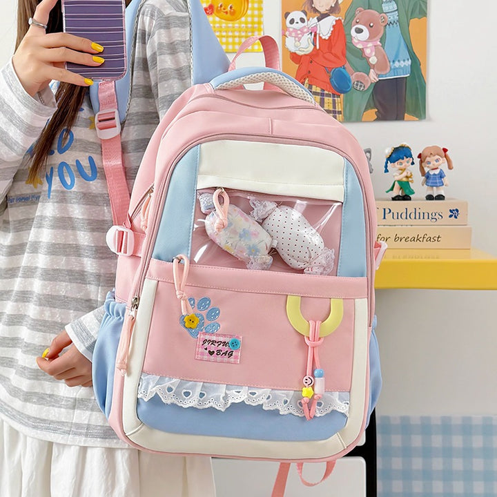 Cute Decorative Clear Window Backpack Kalsten