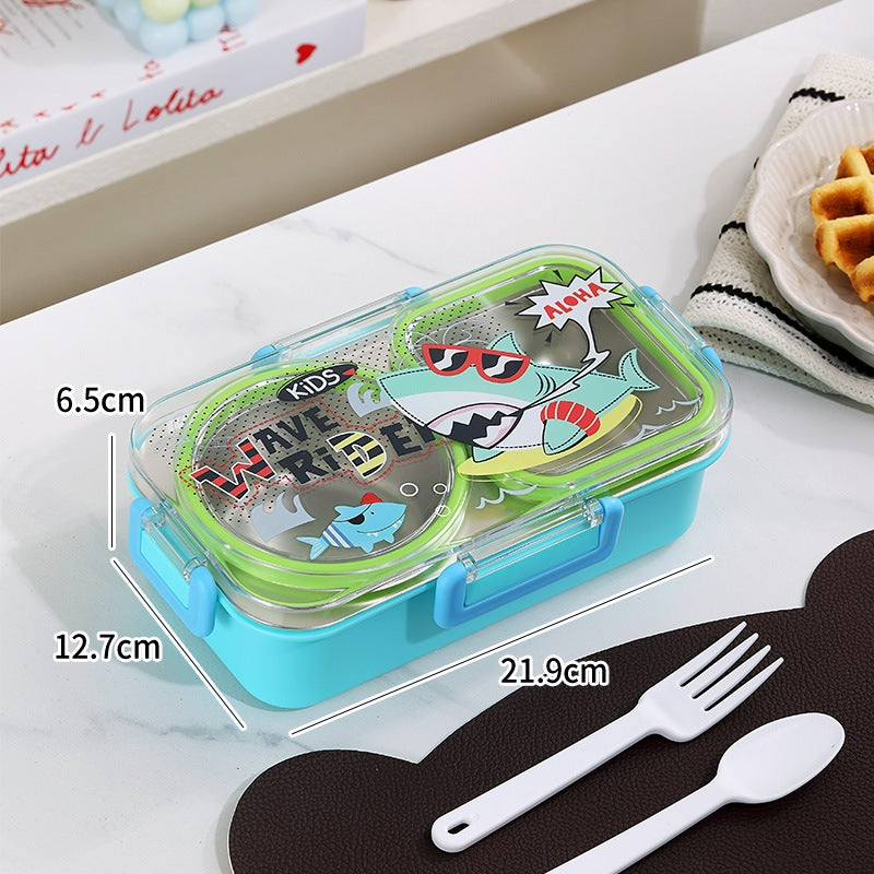 Fun-Themed Shark Design Bento Lunch Box
