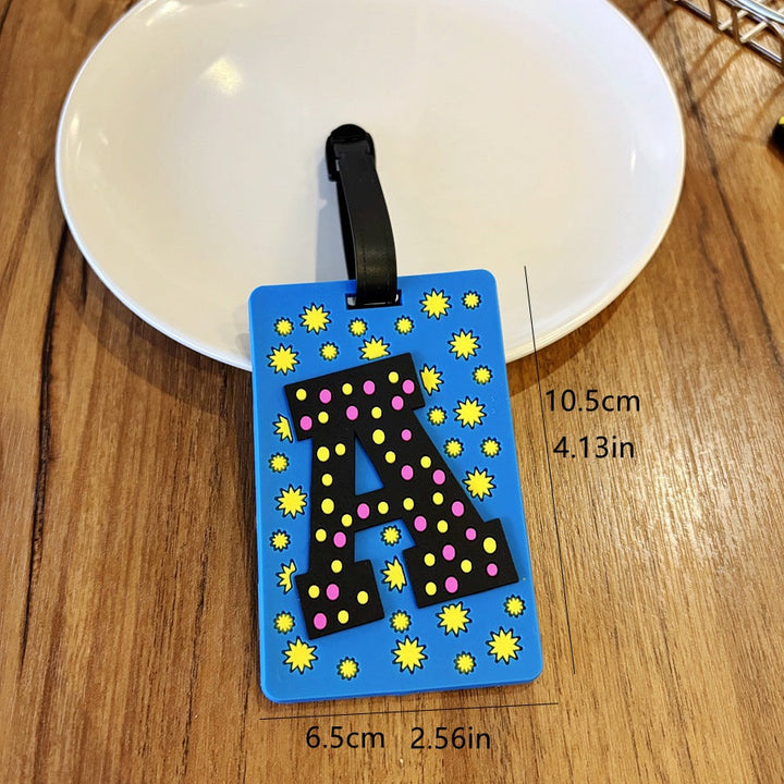 Personalized Striped Luggage Tag Kalsten