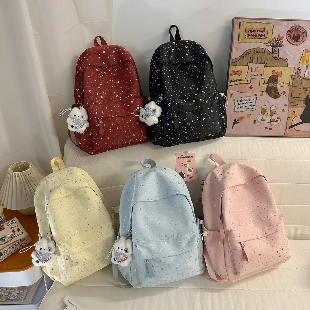 Backpack with Sparkling Stars and Modern Details Kalsten
