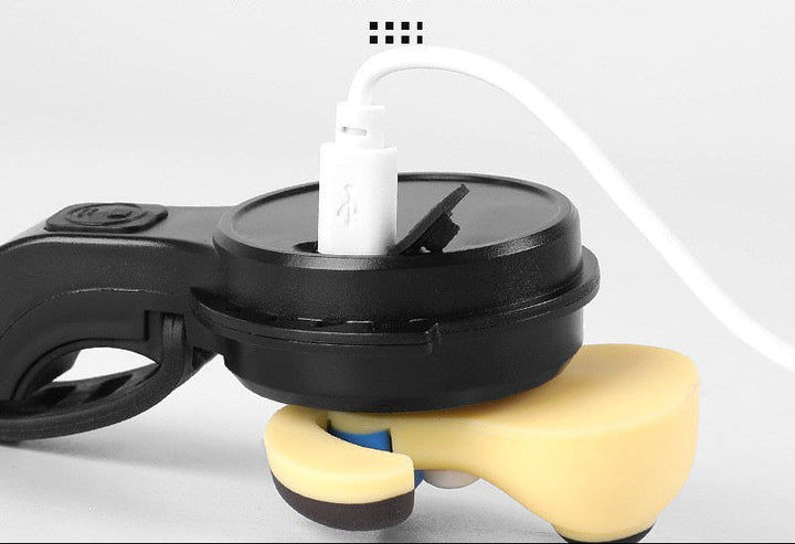 silicone cartoon dog head handlebar horn bell universal strap mount for e-bikes scooters Kalsten
