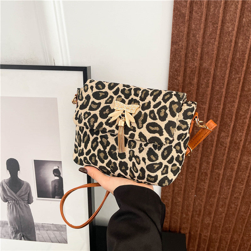 Chic Leopard Print Crossbody Bag Kalsten