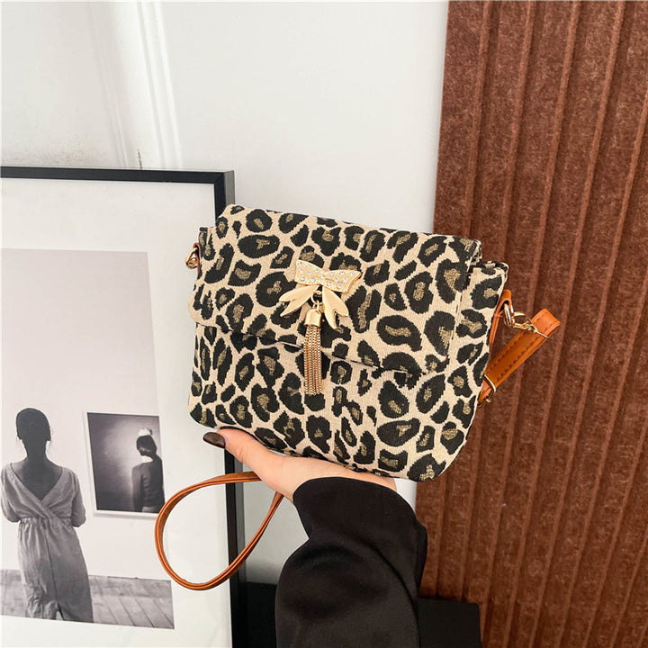 Chic Leopard Print Crossbody Bag Kalsten