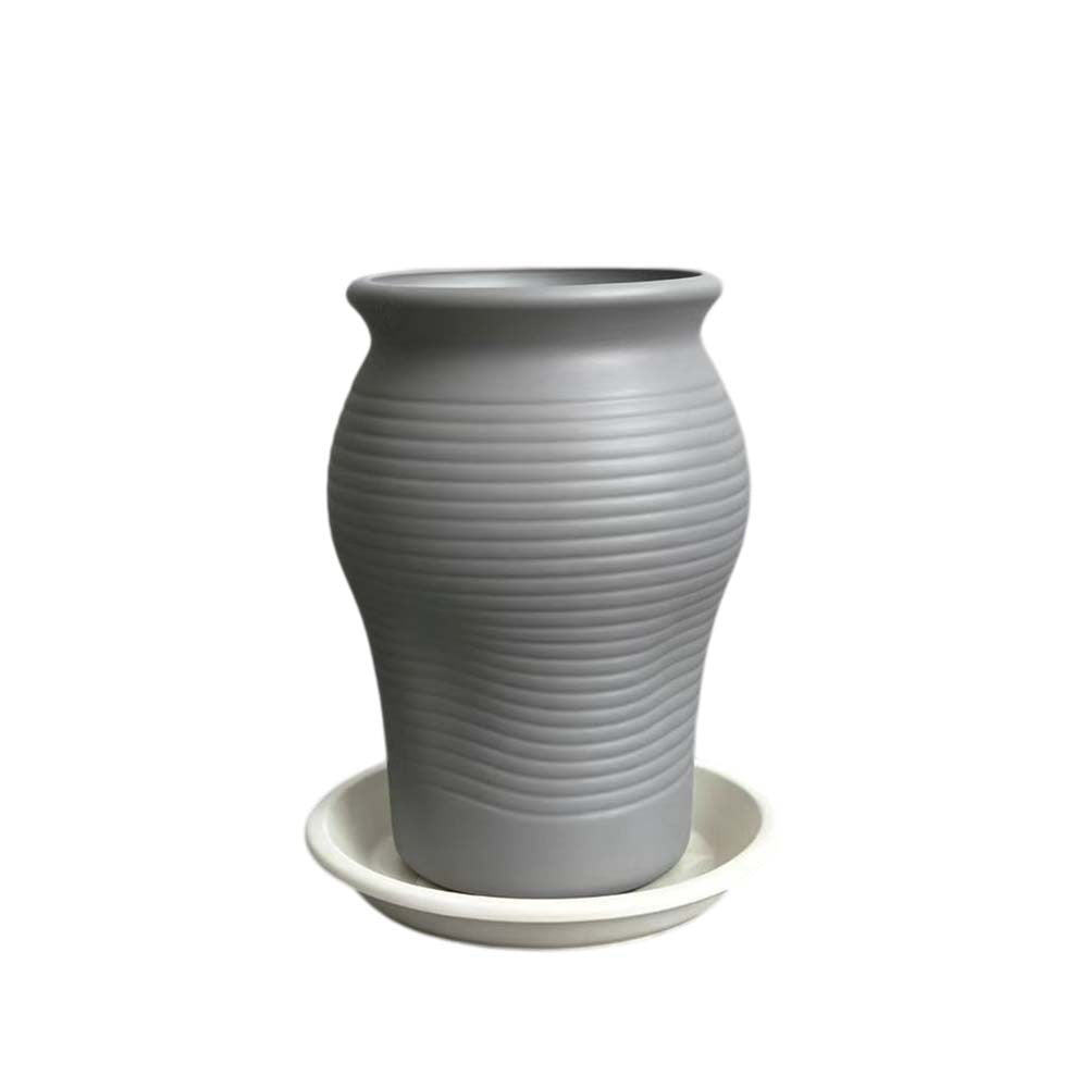 Decorative Textured Planter Vase Kalsten