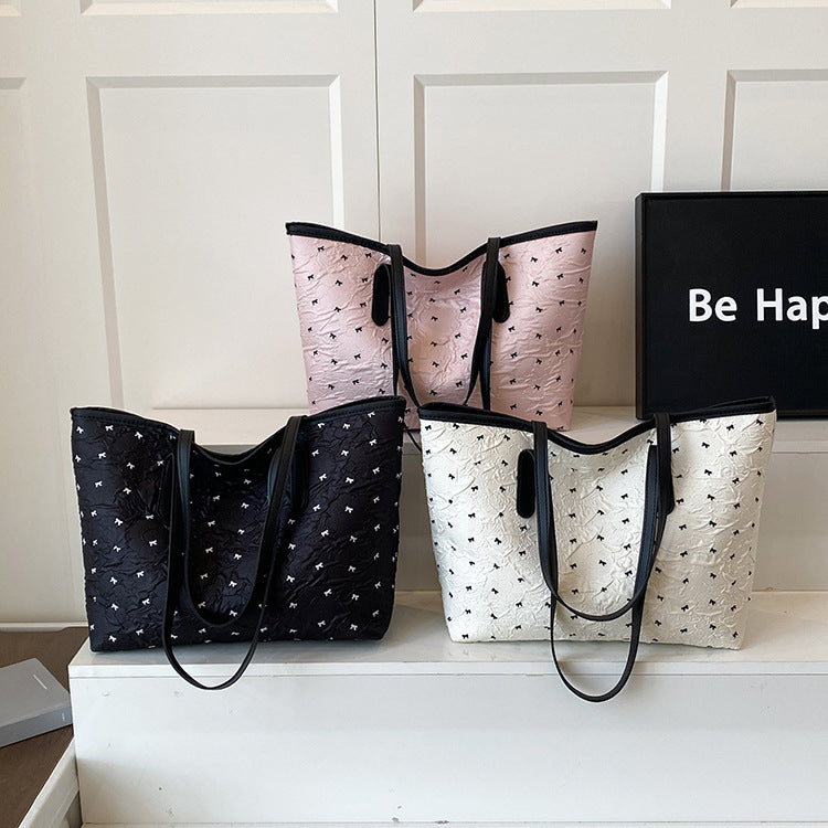Quilted Tote Bag with Pattern Kalsten