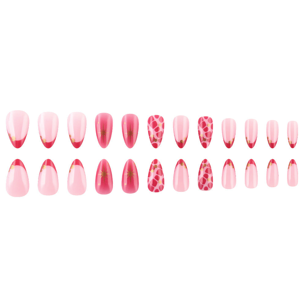 Decorative Nail Art Set with Golden Accents Kalsten