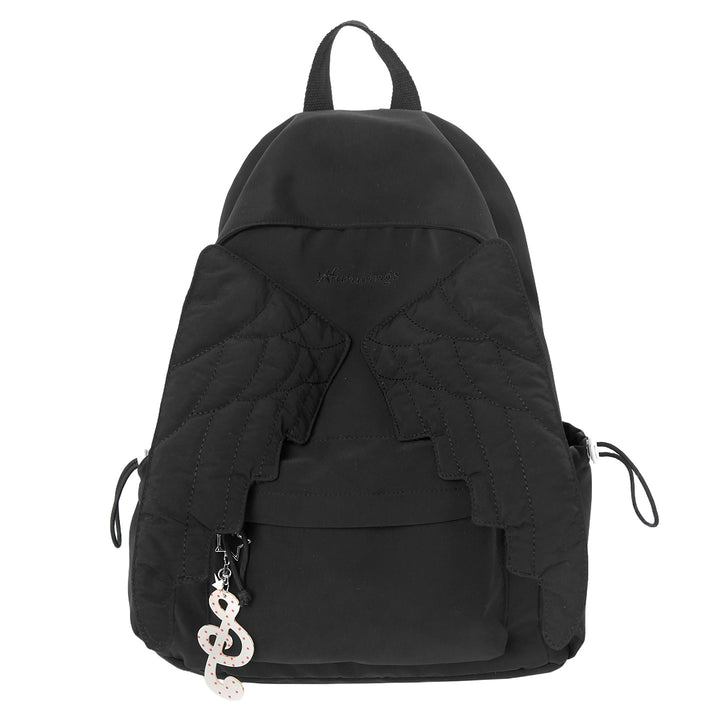 Cute Wing-Embellished Casual Backpack Kalsten
