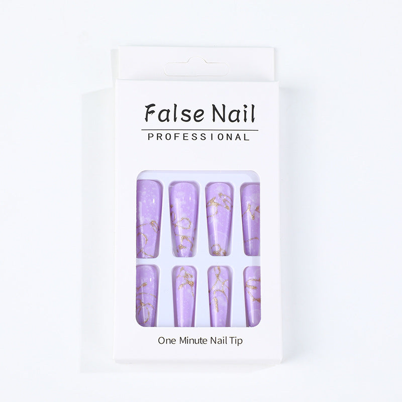 Artificial nails in elegant geometric design Kalsten